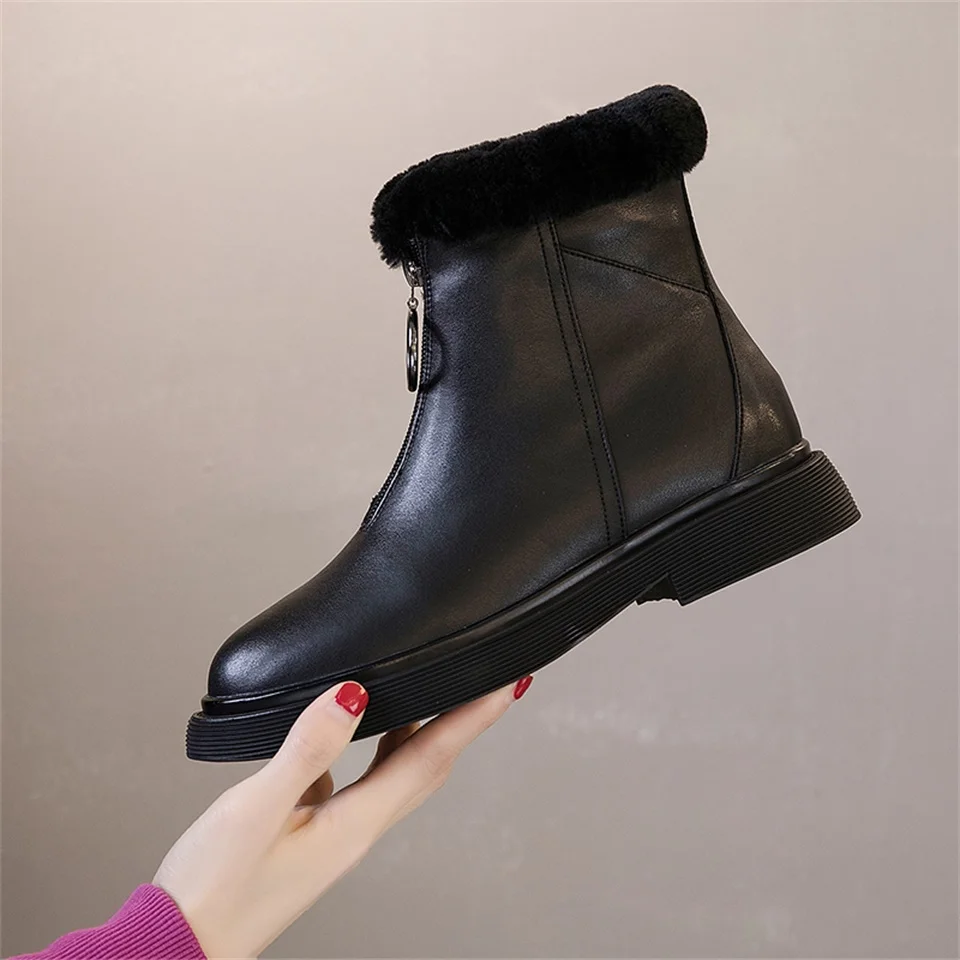 

2018 new fashion women's boots high quality material beautiful and comfortable booties women snow boots
