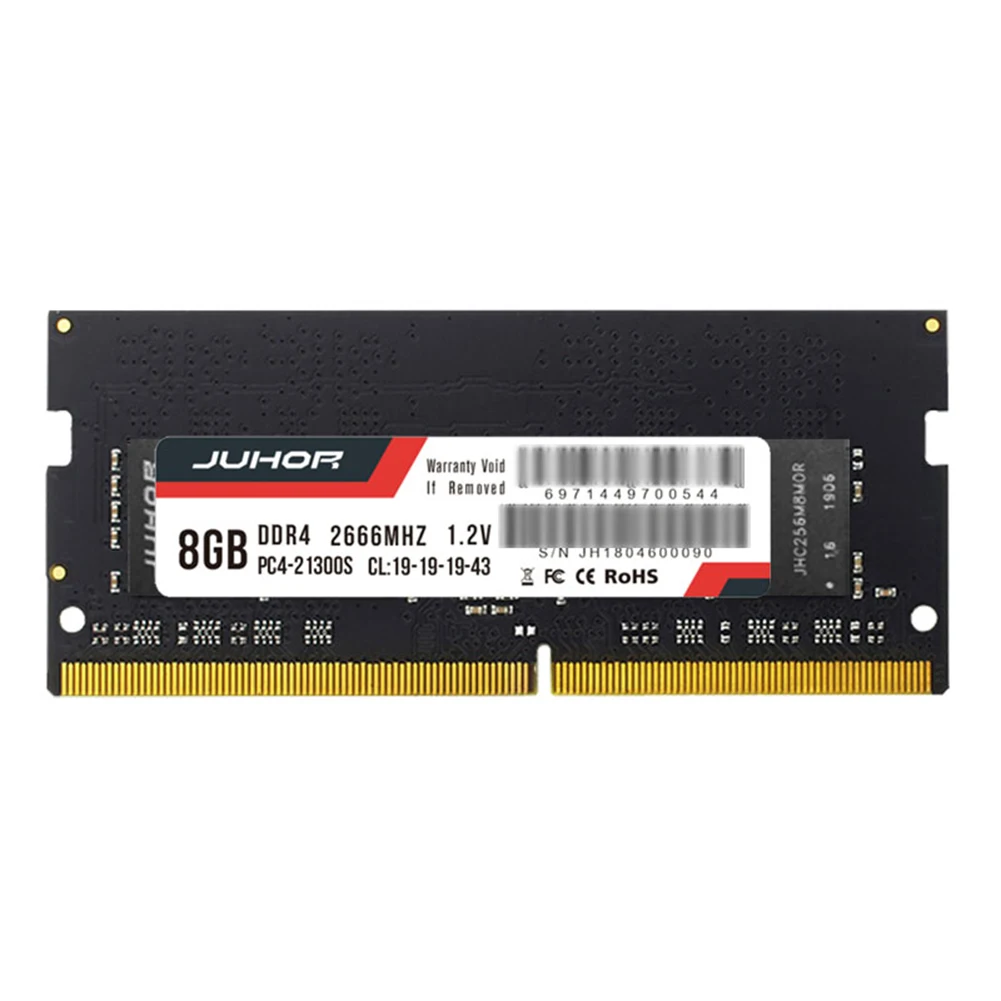 ПК памяти DDR4 DDR3 DDR3L, объемом памяти 4 ГБ/8 ГБ 1600/2400/2666/2133 МГц Тип интерфейса 260pin памяти Напряжение 1,2 V памяти Оперативная память DDR4 Оперативная память