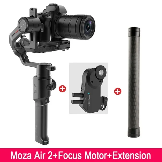 Moza Air 2 3-осевой портативный монопод с шарнирным замком Maxload 4,2 кг DSLR Камера стабилизатор для sony цифровой зеркальной камеры Canon Nikon 5D 6D Mark PK DJI Ronin S кран 2 - Цвет: add ifocus pole