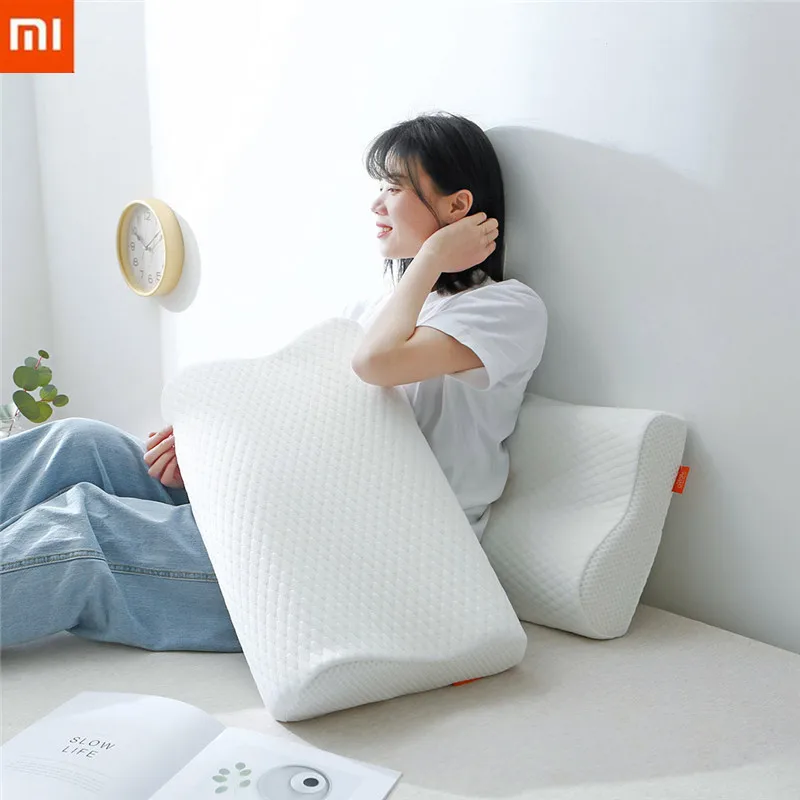 

XIAOMI CHARPA Ze ro Degree Hardness Natural Slow Rebound Memory Cotton Pillow Super Soft Antibacterial Neck Support Sleep Care