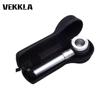 

High Quality 10X Handheld Optical Glass LED Light Magnifier Jewelry Tool Loupe W/Measure Scale Magnifying Glass with Light Scale
