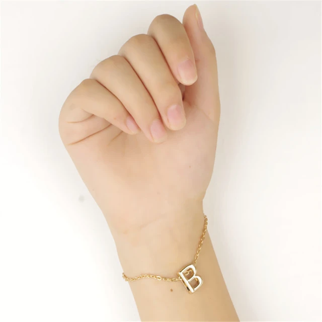 alphabet bracelet a