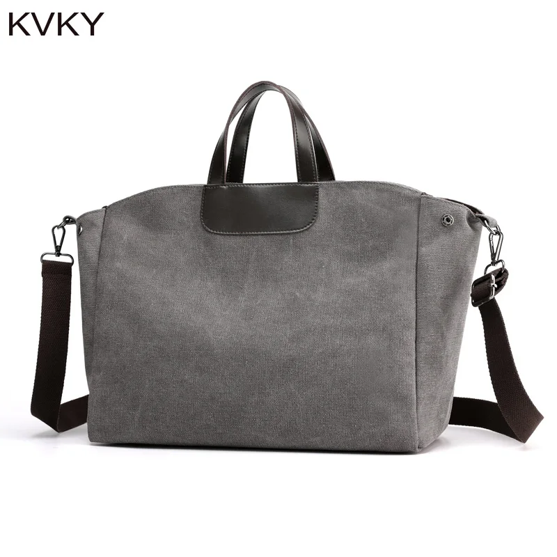 

KVKY Brands Womens Shoulder Bags Canvas Handbags tote Hand Casual Female Crossbody Messenger bags Retro Bolsa Feminina