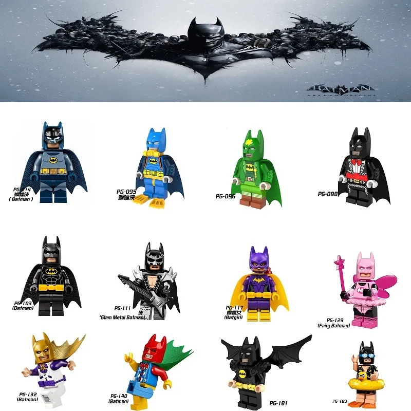 

Legoingly Batman Movie Joker Marvel DC Series Building Blocks Bricks Educational Gifts Toys For Children Legoings Harley Quinn