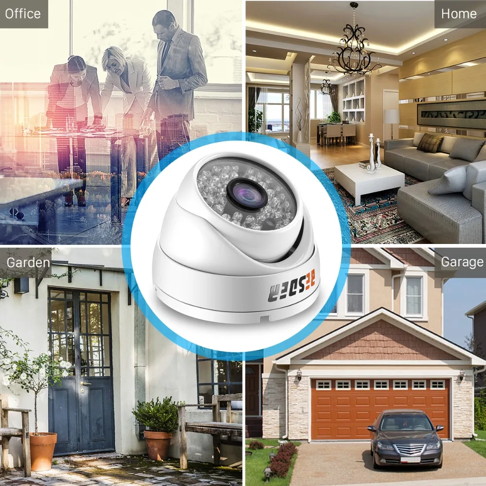 BESDER H.265 IP Camera PoE 2MP/3MP/5MP( IMX335) Anti Vandal Dome Camera IP Outdo
