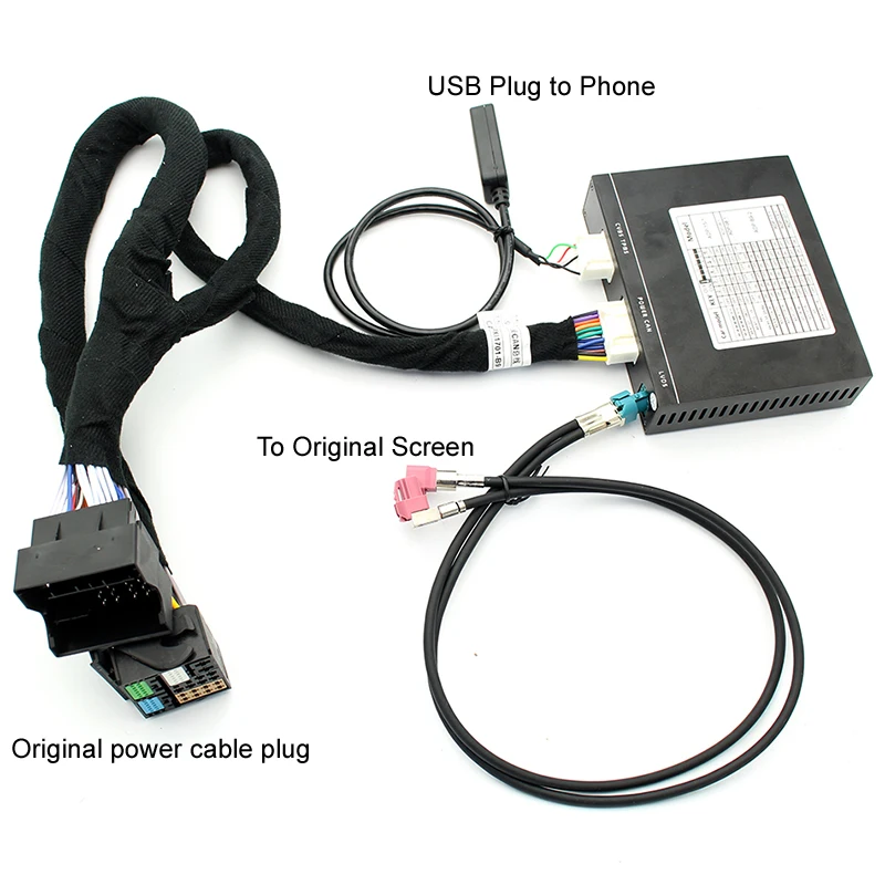 Discount Video Interface Apple Carplay Android Auto DVD For Audi A3 A4 A5 A6 Q3 Q5 Q7 Original Screen Upgrade MMI iOS AirPlay System 7