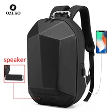 OZUKO, водонепроницаемый мужской рюкзак для ноутбука, 15,6 дюймов, многофункциональный рюкзак с защитой от кражи, usb зарядка, мужские дорожные школьные сумки, рюкзаки
