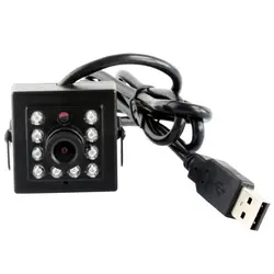 Elp 8 мм объектив ATM CCTV Android USB Linux мини Камера высокое качество UVC веб-камера черный чехол Камера 960 P для ночное видение