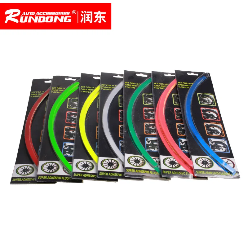 

Automobile hub reflective sticker DIY refitting Automobile motorcycle wheel wholesale supplies