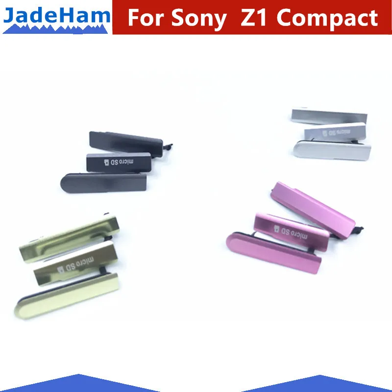 

USB Charging Port Dust Plug Cover / Micro SD Port / SIM Card Port Slot for Sony Xperia Z1 Compact D5503 Z1 mini M51W