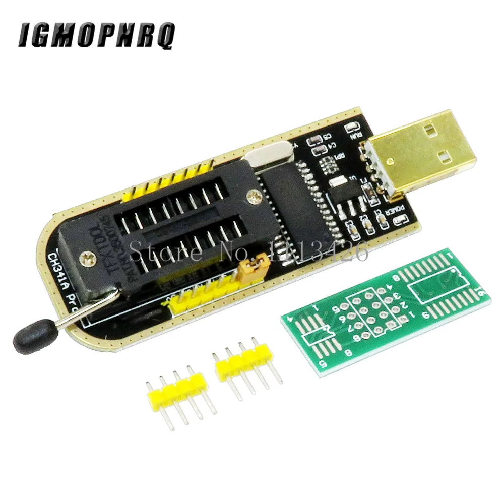USB программатор CH341A CH341 24 25 серия EEPROM Flash BIOS с программным обеспечением и