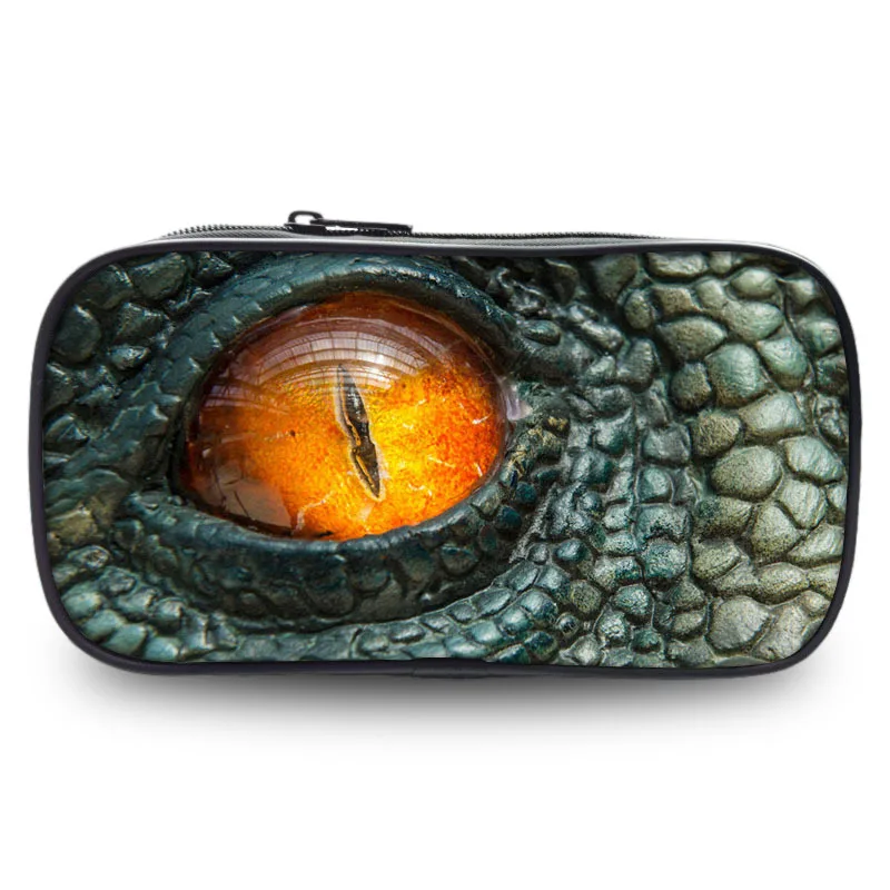 

Jurassic monster pattern World Park storage Bag Jurassic Dinosaur Zipper Pencil case Toys For Child/girl/Boy 22CM Pencil Holder
