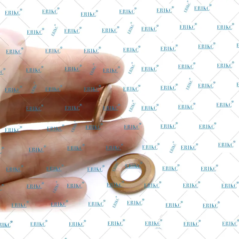 ERIKC E1022016 Auto Injector Nozzle Spare Parts Copper Washer, 5 Pieces Bag for Common Rail Injector (3)