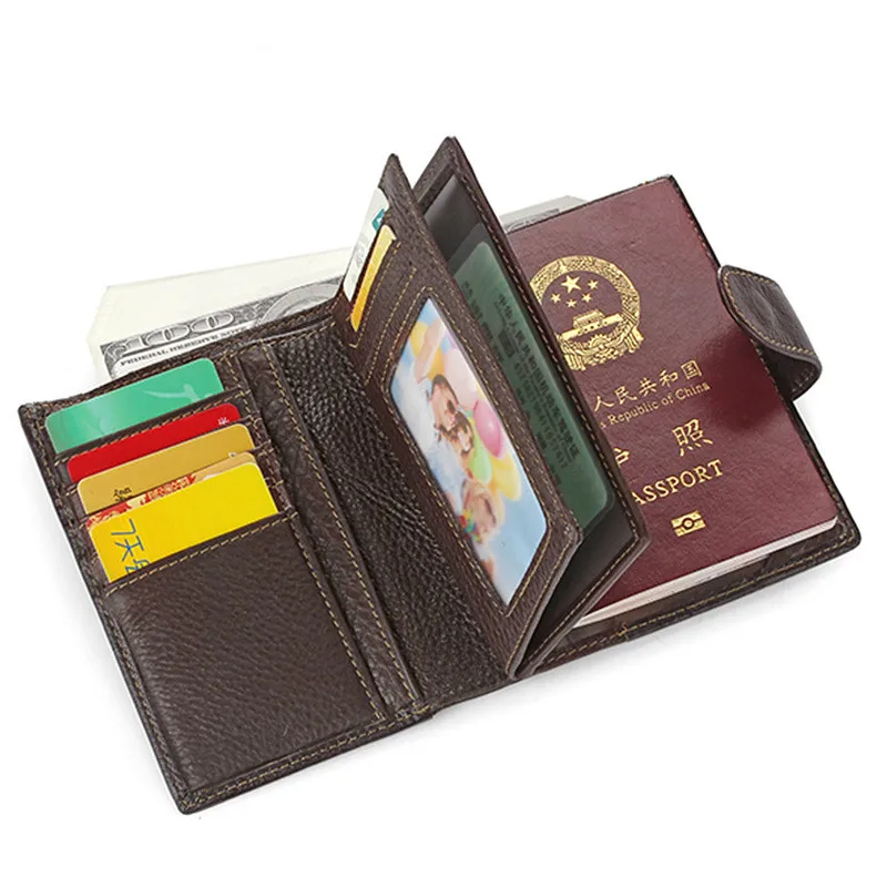 

New Luxury Guaranteed Genuine Leather Brand Men Wallets Design Short Small Wallets Male Mens Purses Card Holder Carteras