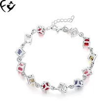 Европа и США Мода дамы мода браслет с цветными камнями