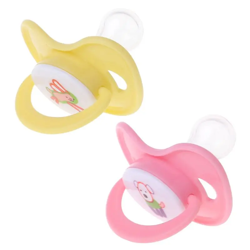Baby Pacifier Round Head Newborn Soother Nipple Teether Orthodontic