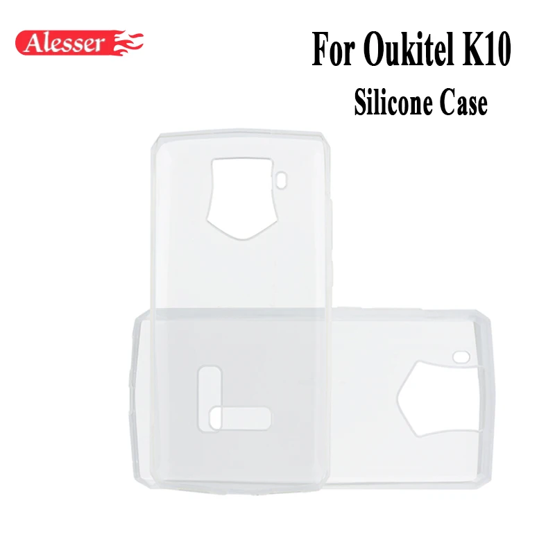 Alesser For Oukitel K10 Silicone Case Soft Transparent Back Cover Anti-knock Shell Phone | Мобильные телефоны и
