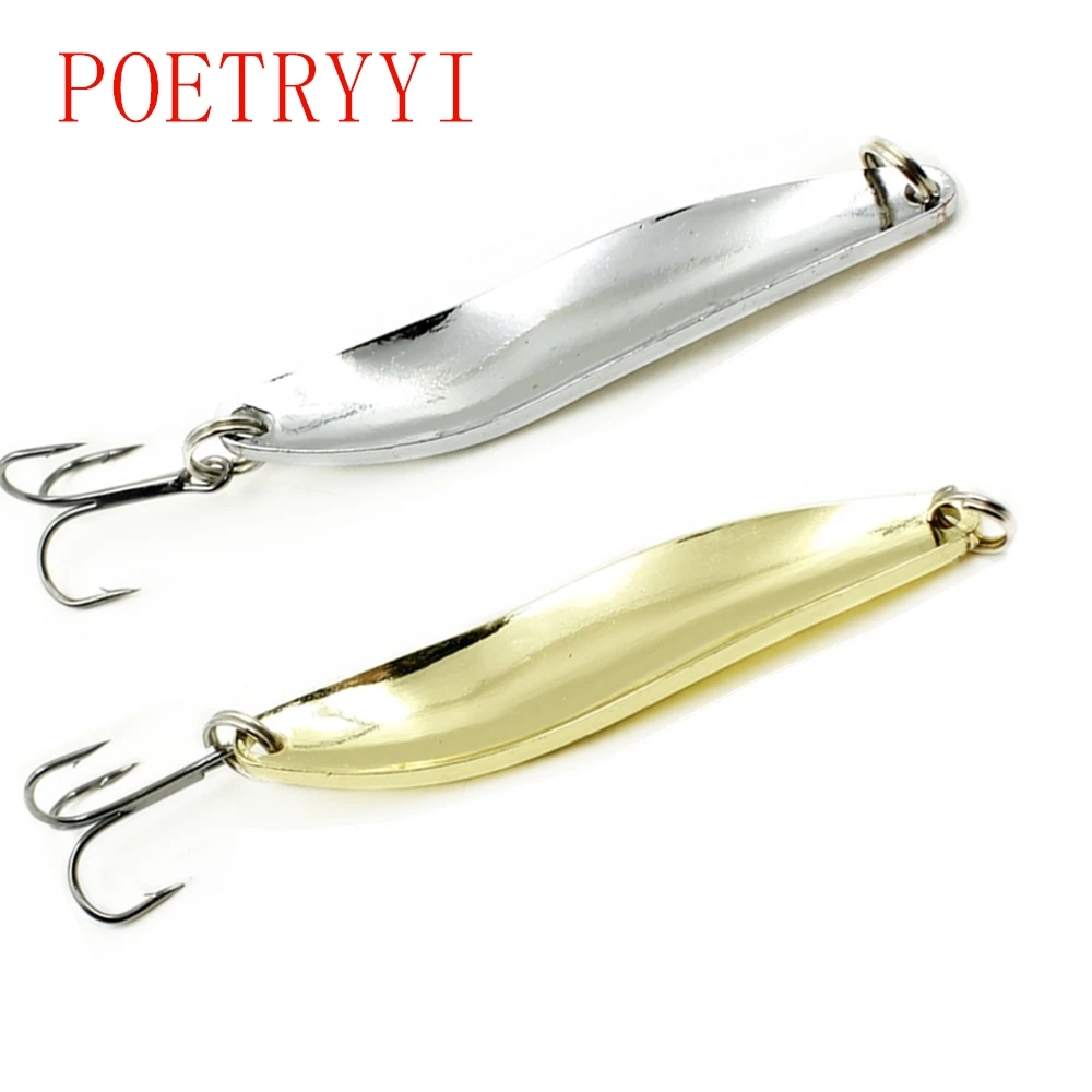1Pcs/lot High Quality 5g 7g 10g 13g 18g 21g Sequined gold/Silver Spoon Pake Lure Fishing lures Wobblers Pacas carp bait Fishing