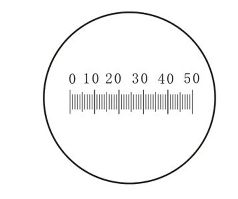 0.1 MM Microscoop Stage Oculair Objectief Micrometer Glas slide