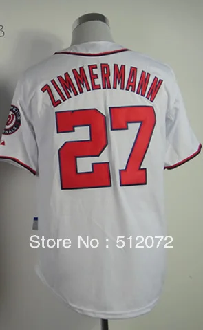 #27 Jordan Zimmermann Men's Authentic Home White Cool Base Baseball Jersey | Спорт и развлечения