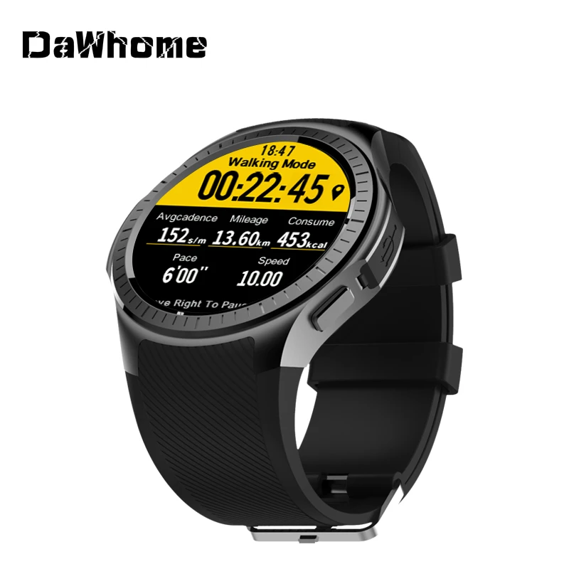 Спортивные Смарт-часы DaWhome для Android ios MTK2503, частота сердечных сокращений 2G, Wi-Fi, Bluetooth, вызов, камера 0,2 м, TF карта
