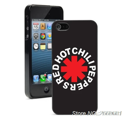 Red Hot Chili Peppers Rock Band RHCP Red Logo cell phone case cover for