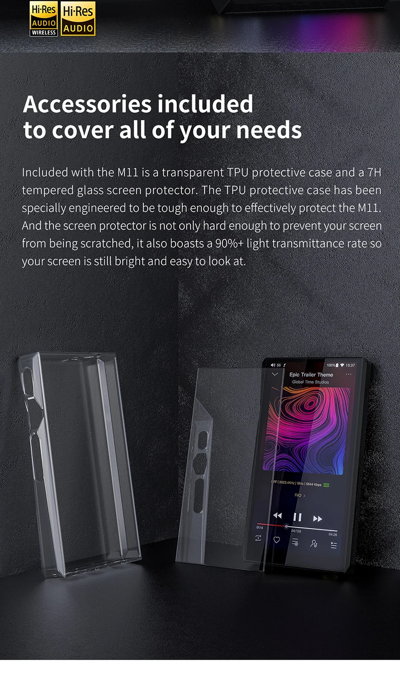 FiiO M11 HIFI аудио на базе Android Bluetooth без потерь портативный музыкальный плеер MP3 USB DAC WIFI/Air Play/Spotify aptx-HD/LDAC DSD