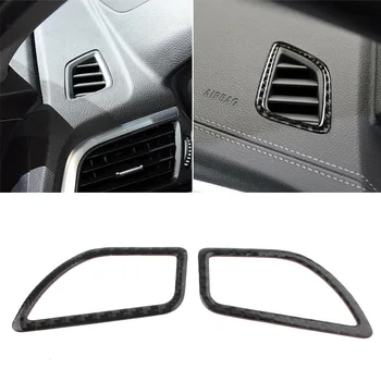 

Carbon Fiber Style Car Inner Central Air Vent Outlet Trim Cover Frame w/ 3M Tape For BMW 1 Series F20 F21