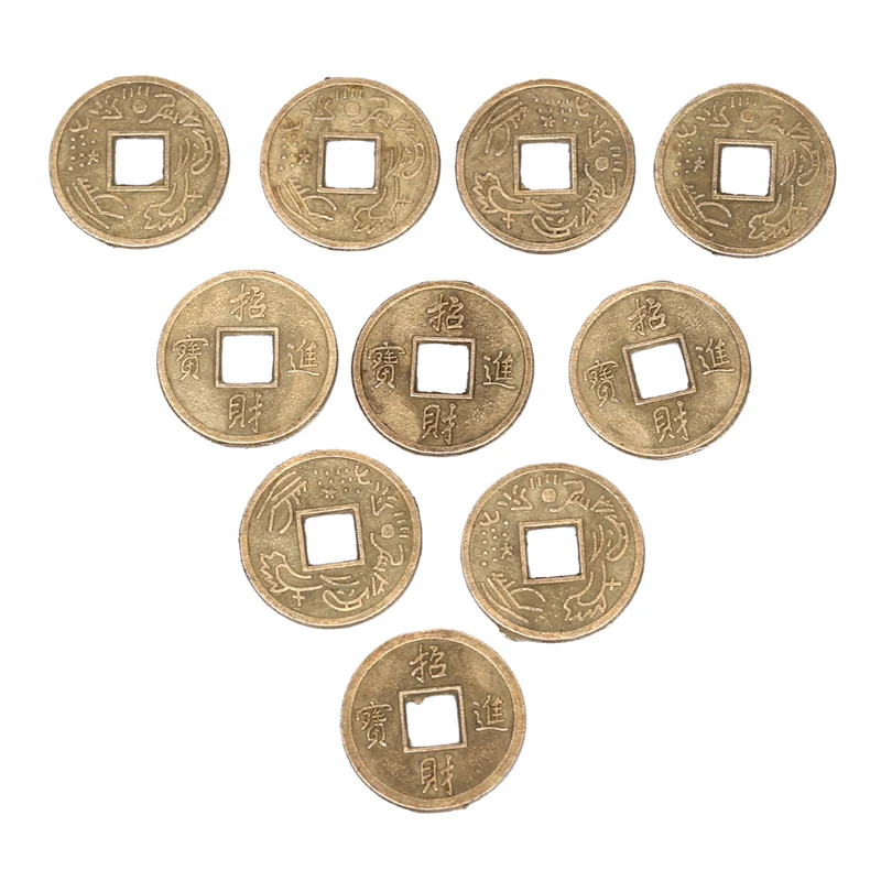 

100PCS/lot Lucky Coins Feng Shui Chinese Oriental Emperor Ancient Money Coin Luck Fortune Wealth