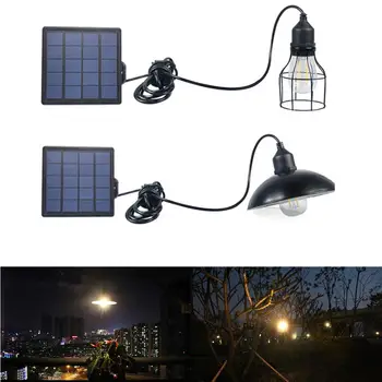 

LED Waterproof Retro Solar Power Pendant Light Street Light for Outdoor Courtyard Garden Corridor Solar Chandelier