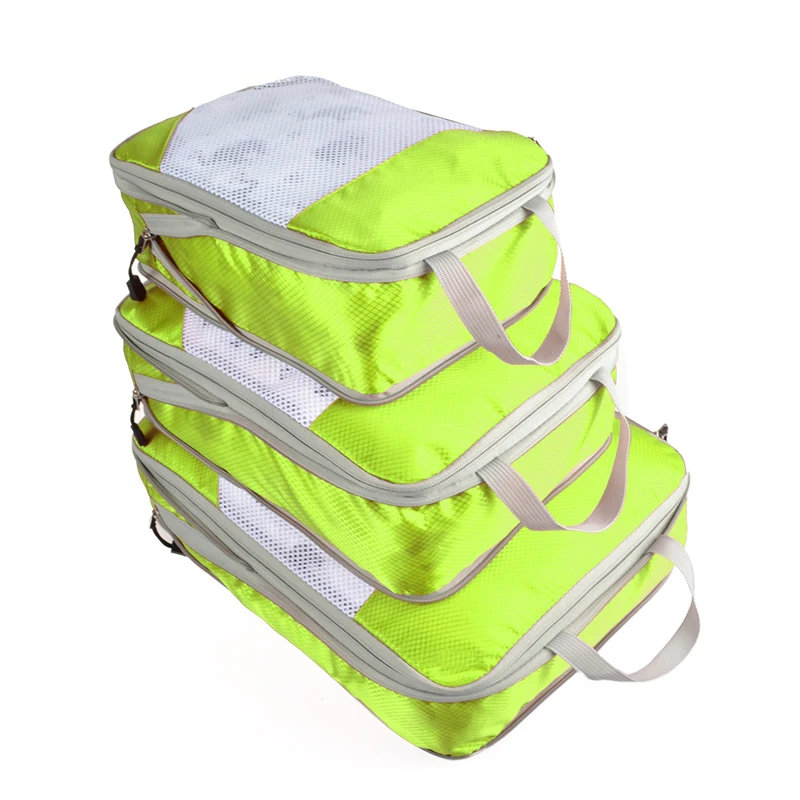 

QINYIN Travel Hand Clothing Bolsa De Viaje 3Pcs/set Nylon Travel Bag Packing Cubes Set Organizer Luggage Bags Large Capacity