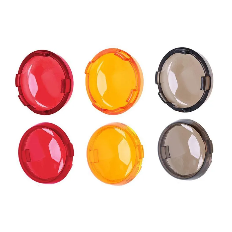 

4x Turn Signal Light Cover Lens Motorcycle For Harley Dyna Electra Glide Fatboy Road Glide Softail Sportster1200 883