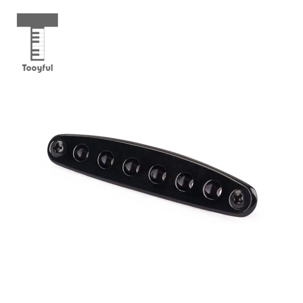 Tooyful Metal Guitar Instead Thru Body String Mounting Ferrules Bushings Electric Guitar Accessory Black