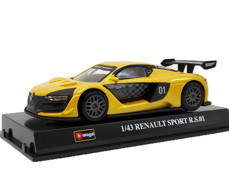 Bburago 1:43 Renault Sport R. S.01 литой миниатюрный автомобиль