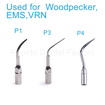 

3Pcs Ultrasonic Scaler Dental Tips P1 P3 P4 With Woodpecker, EMS, VRN dental Tooth Whitening Dental Supragingival Tools