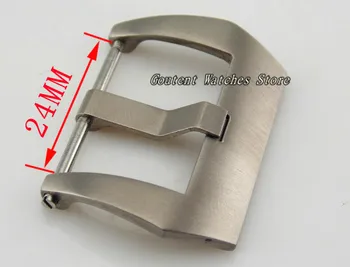 

24mm Brushed Titanium Watch Buckle PRE-V Screw-in Pin Buckle Kit Men's Watch