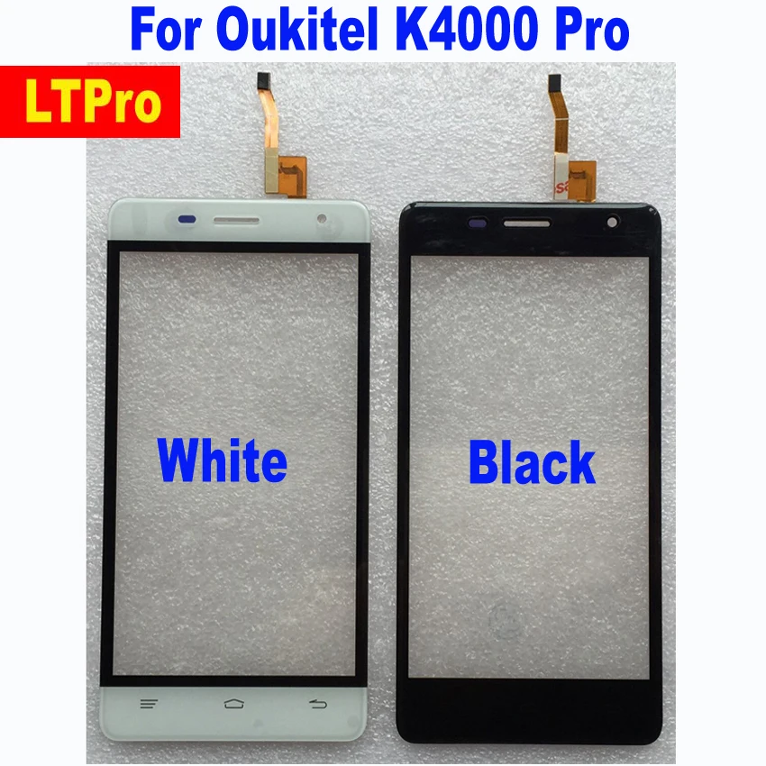 

LTPro High Quality Tested Working TP Glass Panel Touch Screen Digitizer For Oukitel K4000 Pro Sensor Phone Parts Replacement