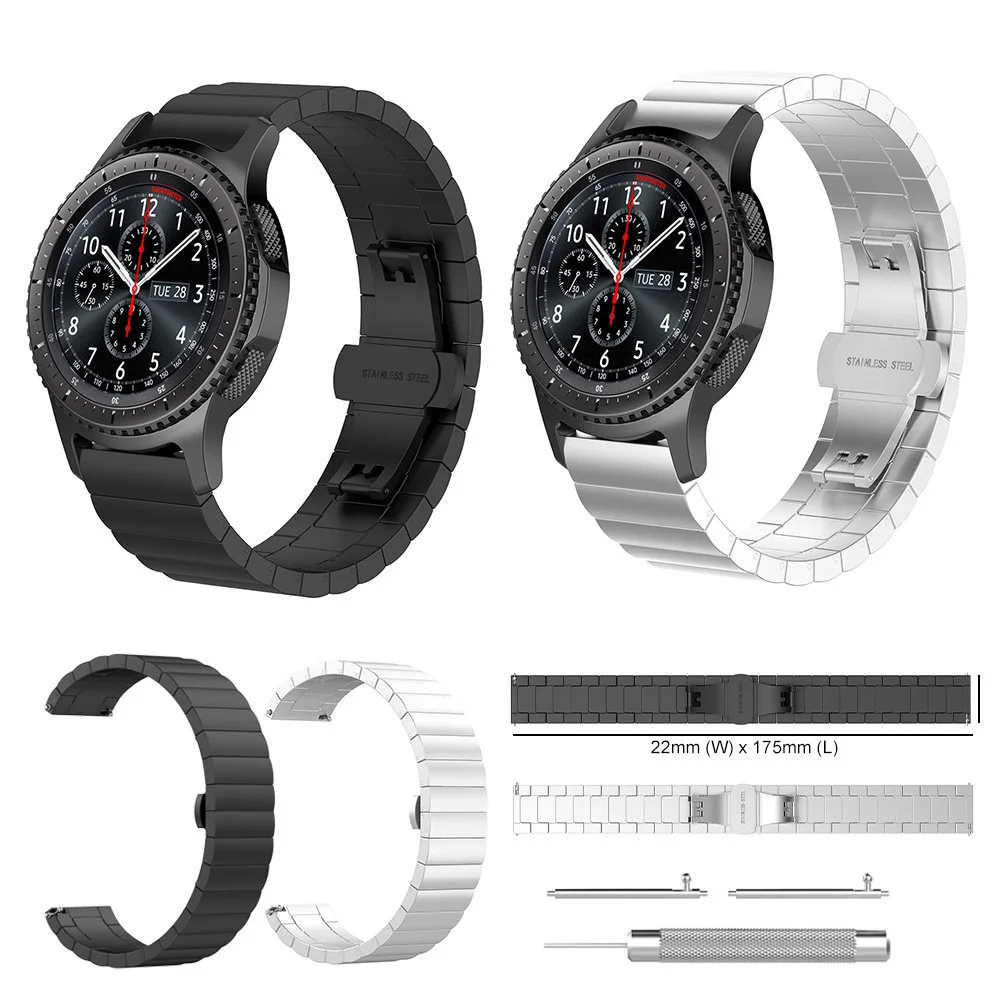 Браслет из нержавеющей стали, ремешок для часов samsung gear Fit 2 SM-R360, умные часы, сменный Браслет для samsung gear fit2