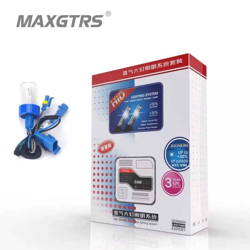 

2x 55W H1 H3 H4 H7 H8 H9 H11 9005 9006 Hi Lo Xenon White 5500K Bulb Ballast Conversion HID KIT DC12V Car Headlight Fog Light DRL
