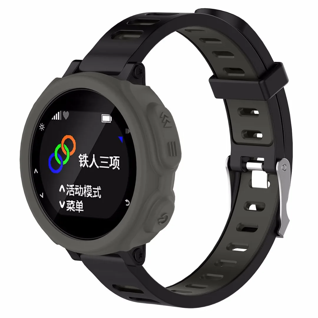 NEW High-quality Silicone Wristband Bracelet Protector Case Cover For Garmin Forerunner 235 735XT GPS Watch Smart Accessories