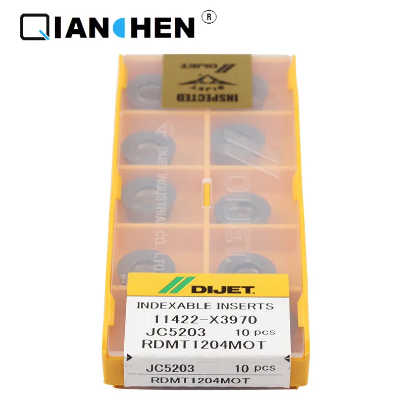 10 шт. распада тяжелых резонансов RDMT1004MOT JC5118 RDMT1204MOT JC5203 RDMW1004MOT DH103 RDMW1204MOT DH103 ЧПУ вставки Сделано в Японии режущего инструмента