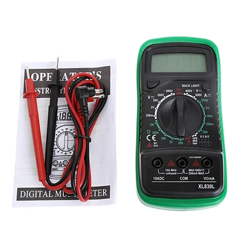

Temperature Meter Handheld LCD Digital Multimeter Tester XL830L Without Battery - L057 New hot