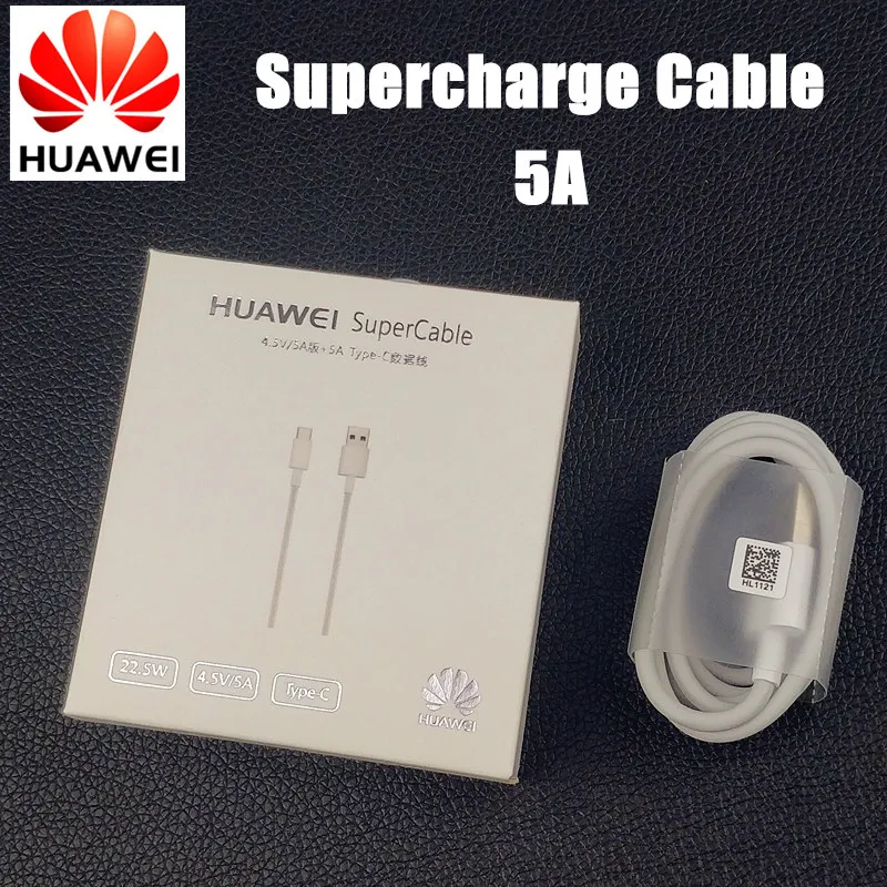 

Original Huawei mate 20 pro Charger Cable For honor 10 mate 9 10 p10 p20 pro v10 note 10 5a supercharge USB 3.1 Type C Cable