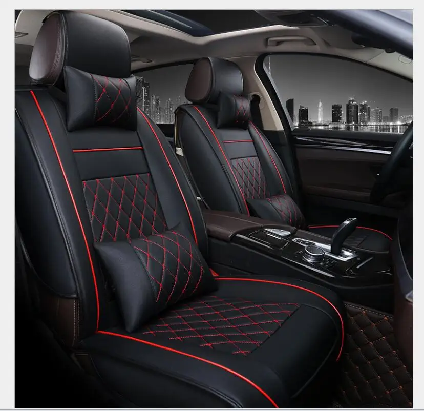 Automobiles Seat Covers Full Car Seat Cover Universal Fit Interior Accessories Protector Color Gray Car-Styling Automobiles Seat Covers Full Car Seat Cover Universal Fit Interior Accessories Protector Color Gray Car-Styling