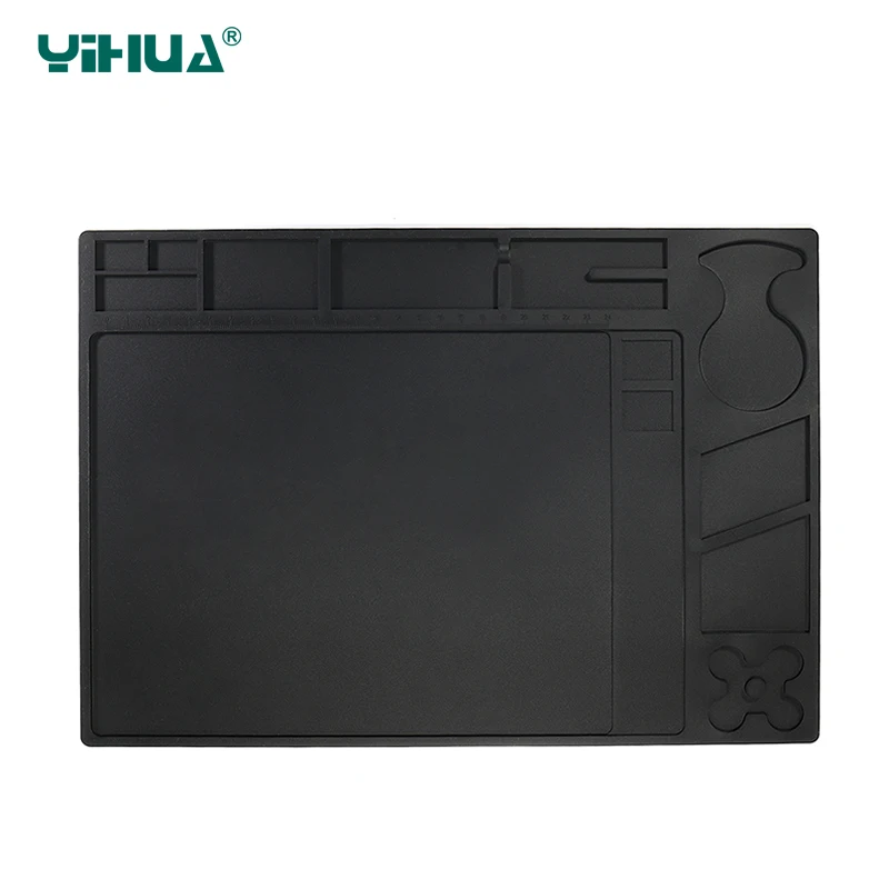 

Heat Resistant Silicone Project Mat Resist High Temperature Silicone Soldering Pad Heat Gun BGA Soldering Station Repair