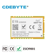 E19-433M30S Lora Long Range SPI SX1278 433 МГц 1 Вт штамп антенна отверстия IoT uhf беспроводной приемопередатчик приемник модуль