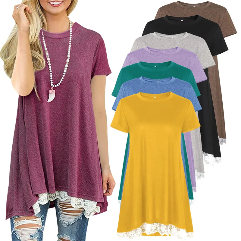 

Chic Sexy Summer T Shirt Women Short Sleeve Tshirt Lace T-shirt Vintage Clothes Ukraine Tees Top Tee Friends Gift 2019 New Tops