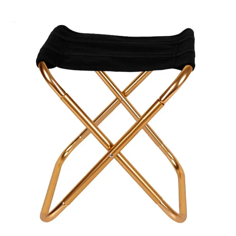 

Outdoor Aluminum Folding Fishing Stool Chair Portable Mini Shrinkable Camping Beach Barbecue Chair