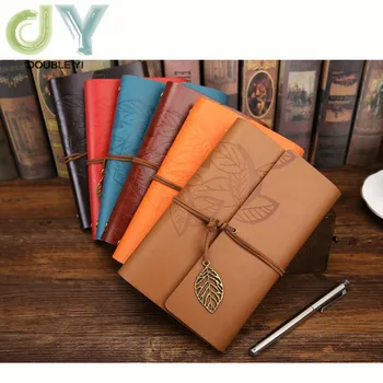 

Japan and South Korea creative notebook custom A Ye Zhiqiu travel diary book retro notebook book specification trumpet