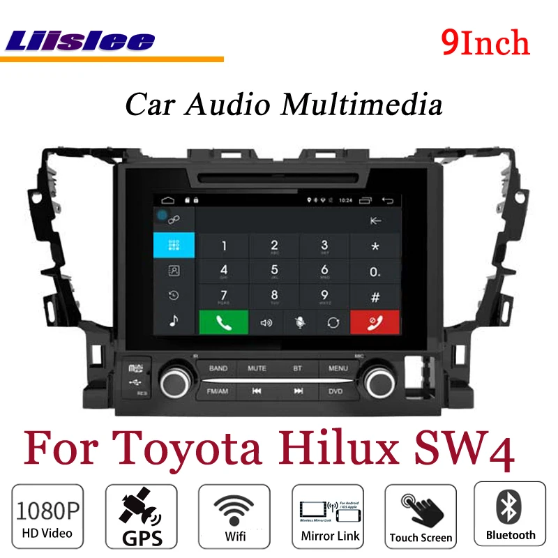 Discount Liislee For Toyota Hilux SW4 Stereo Android Radio DVD Player 3G Wifi BT TV GPS MAP Navigation 1080P System Original NAVI Design 4
